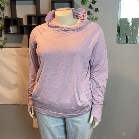 Athleisure Lila Pullover Brushed Tech Stretch thumbholes Active Size 2X - Picture 1 of 8